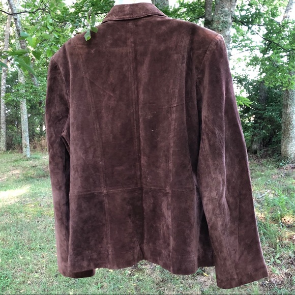 Margaret Godfrey Chocolate Blazer Jacket Size 12 - Picture 4 of 7